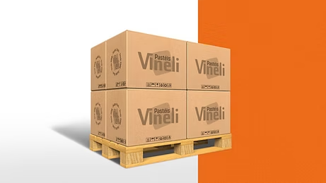 Case Pastéis Vineli — Embalagens