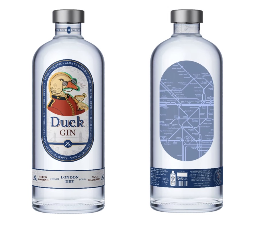 Case Duck Gin — Embalagem